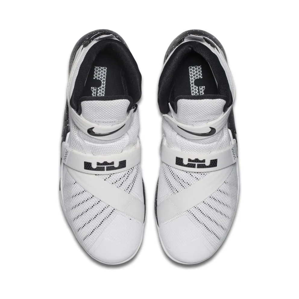 LeBron Soldier 9 “FLYEASE” White/Black-Silver (846246-110)