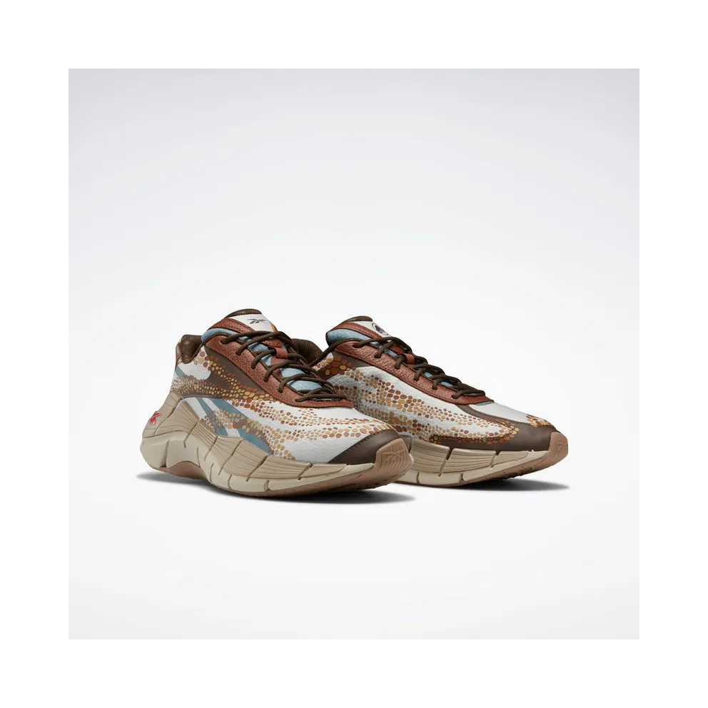 Reebok Jurassic World Zig Kinetica 2.5 Stark Grey / Peat / Grizzly Brown (HQ6263)