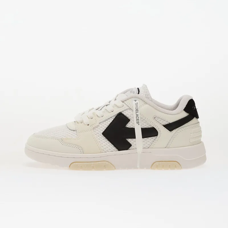 OFF-WHITE Out Of Office OOO Low Slim White Black (OWIA276C99LEA0020110)