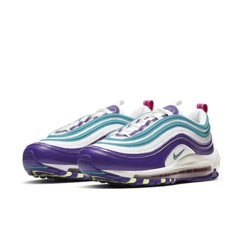Nike Air Max 97 Easter 2020 (W) Summit White/Voltage Purple-Active Fuchsia-Bright Spruce (CI7388-101)