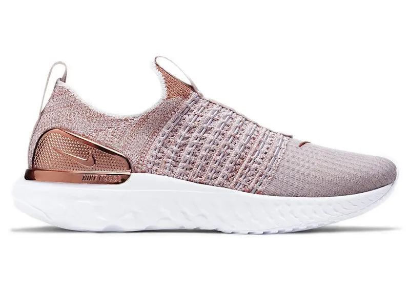 Nike React Phantom Run Flyknit 2 Premium Fossil Stone Metallic (CZ4830-200)