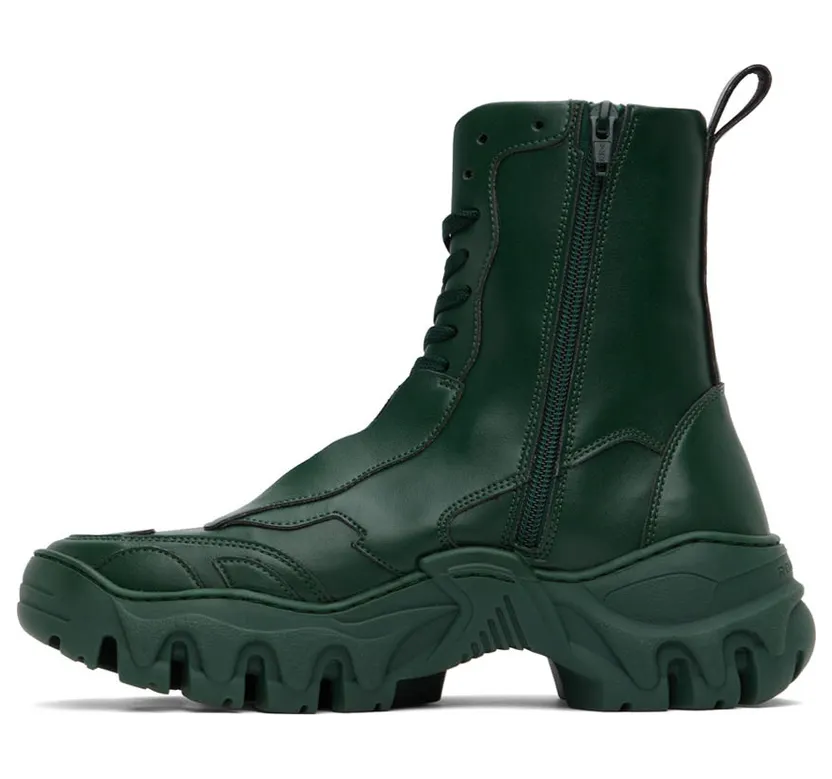 Rombaut SSENSE Exclusive Green Boccaccio II High-Top Sneakers (S22-B-047) (3)