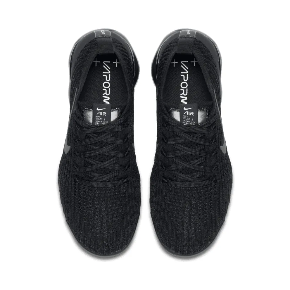 Nike Air VaporMax Flyknit 3 Triple Black (W) Black/White-Metallic Silver-Anthracite (AJ6910-002)