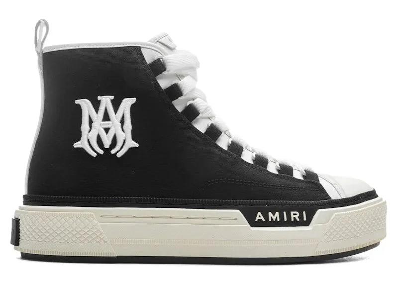 AMIRI M.A. Logo Court High Black White (PXMFS005-004)
