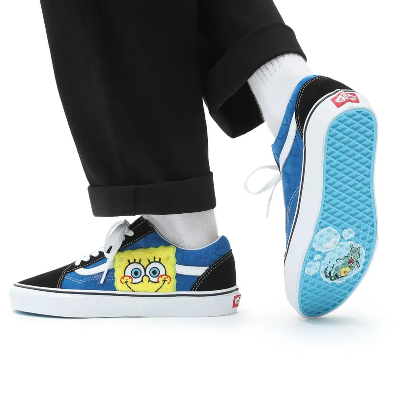 VANS Vans X Spongebob Old Skool Shoes Blue (VN0A38G19XD)