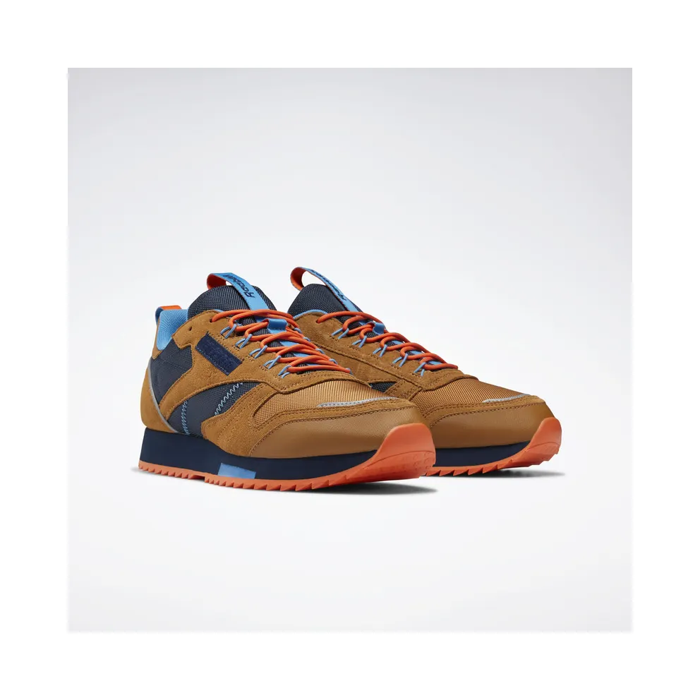 Reebok Classic Leather Ripple Trail Brown Wild Brown/Collegiate Navy-Cyan (Other Brands Other)