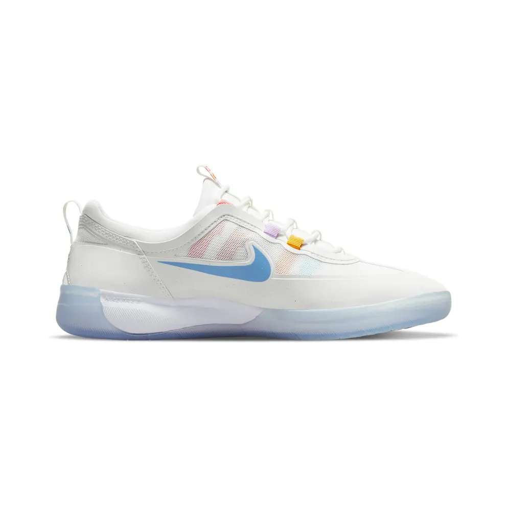 Nike SB Nyjah Free 2 Summit White Icy Sole “Summit White / Pink Salt / Lilac / Coast” (BV2078-106)