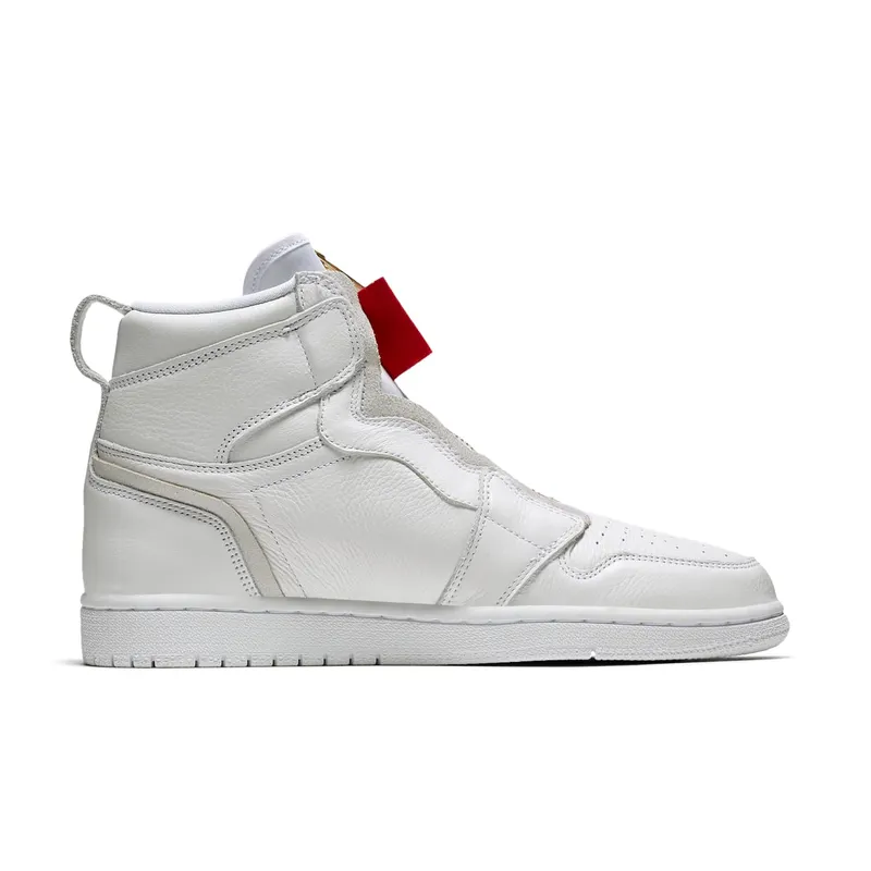 Jordan 1 Retro High Zip White (W) White/White-University Red (AQ3742-116)