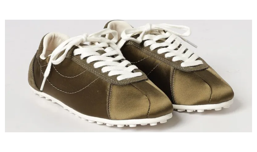 Paul Smith Satin and Suede Sneakers Military (W1SBIZ01UPLY63)