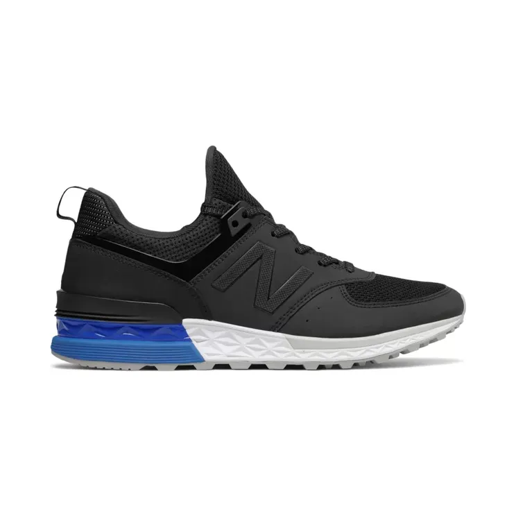New Balance 574 Black/White-Blue