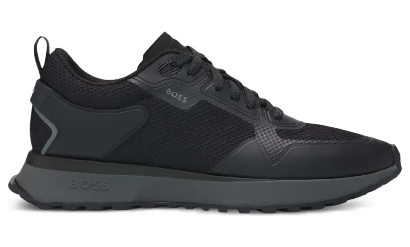 HUGO Jonah sneakers met vlakekn – Zwart (50513195005)