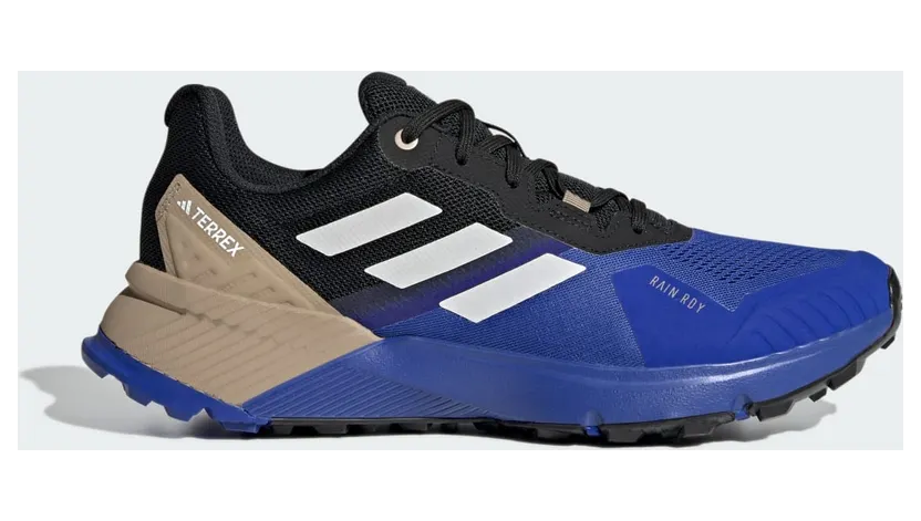 Adidas Terrex Soulstride RAIN.RDY Trail Running Semi Lucid Blue / Grey One / Blanch Cargo (JR7068)