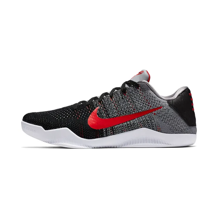 Nike Kobe 11 Elite Low Mise II “Cool Grey / Black / University Red” (822675-060)
