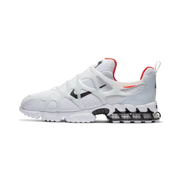 Nike Air Zoom Spiridon Kukini Stussy “White / Habanero Red / Black” (CJ9918-100)