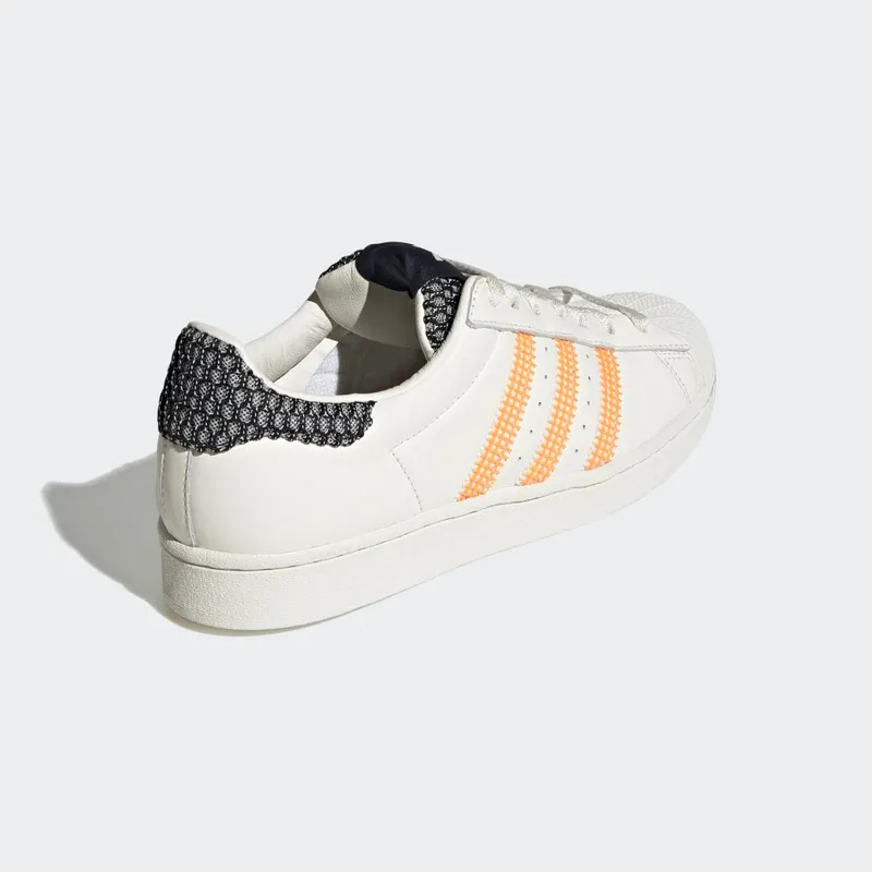 Adidas Superstar Cloud White / Off White / Orange Rush (GZ4376)