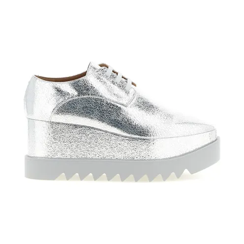 Stella McCartney Elyse Wedges “Silver” (810479E003118000)