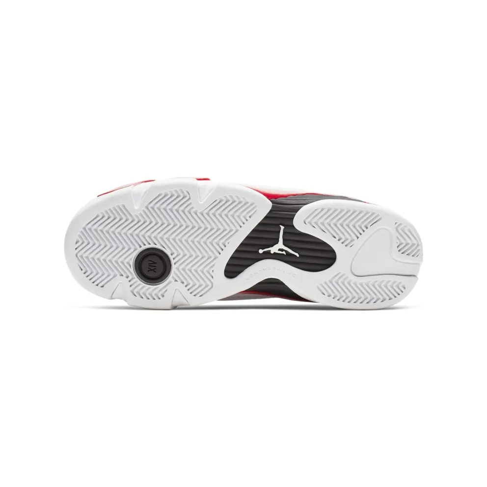 Jordan 14 Retro Rip Hamilton (GS) White/Black-Varsity Red-Metallic Silver (487524-100)