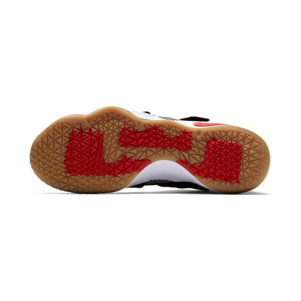 Nike LeBron Zoom Soldier 11 Safari Black/White-Atmosphere Grey-Team Orange (897646-006)