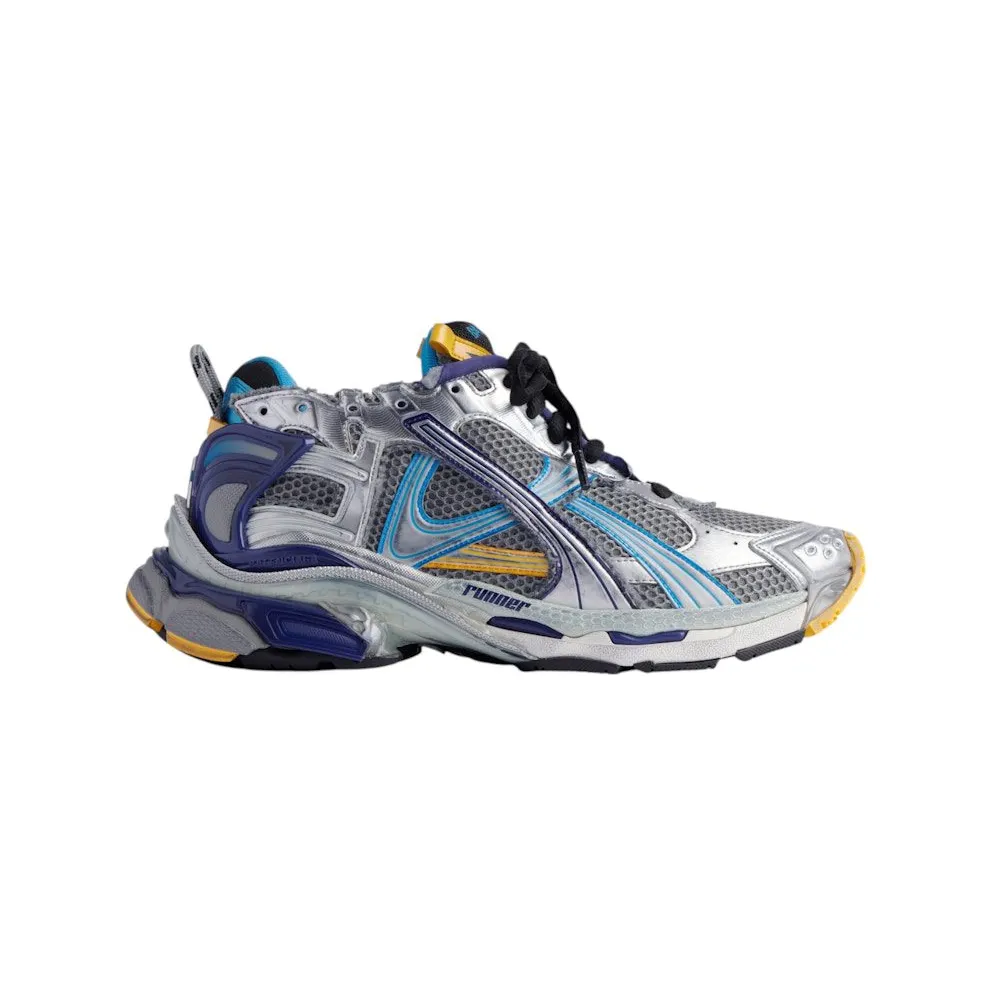 Balenciaga Runner Grey Blue Orange Aqua (772774W3RMU1474)
