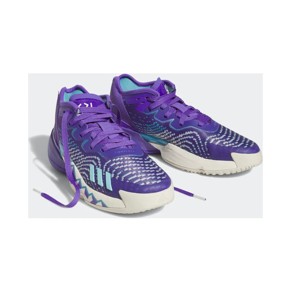 adidas D.O.N. Issue 4 Purple Rush / Off White / Clear Aqua (HR0710)