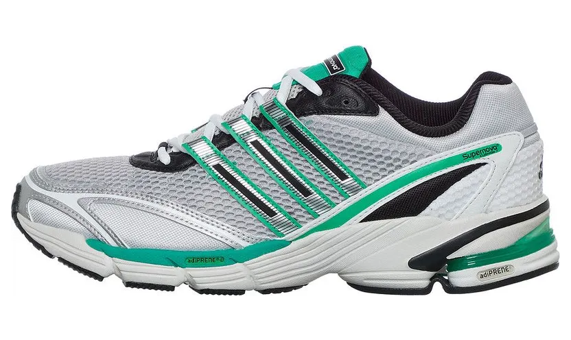 adidas Supernova Cushion 7 Matte Silver / Core Black / Surf Green (IG1745)