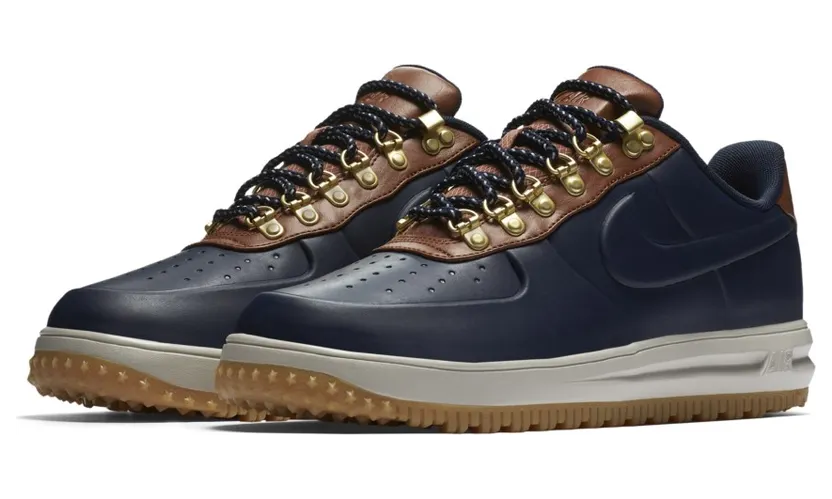 Nike Lunar Force 1 Duckboot Low Obsidian Saddle Brown