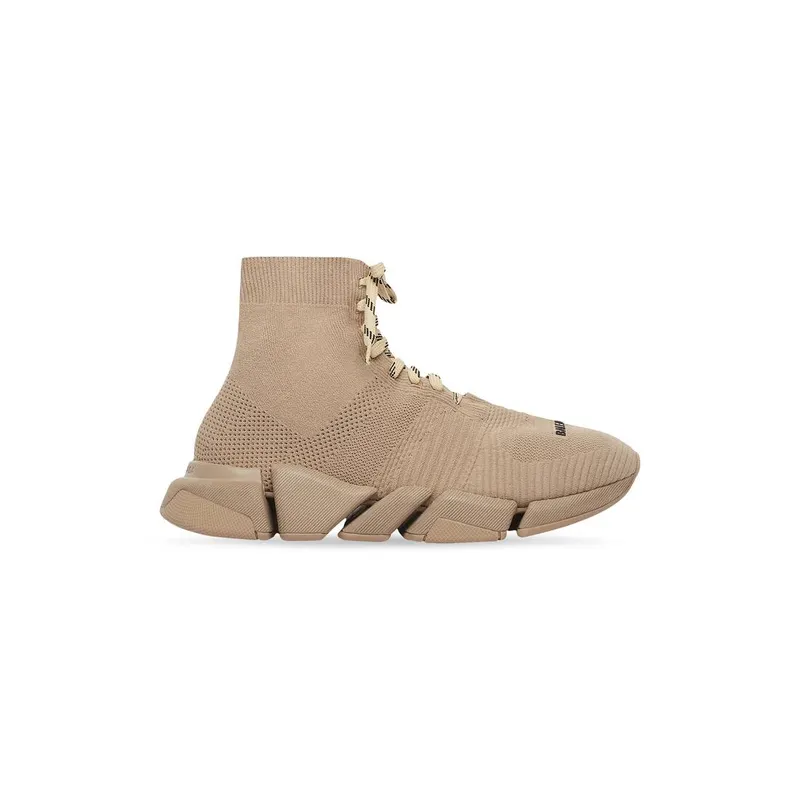 Balenciaga Speed 2.0 Lace Up Beige (W) (617214W2DB19710)