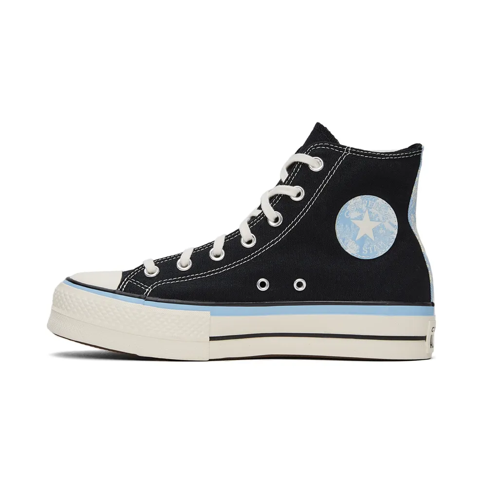 Converse Black & Blue Chuck Taylor All Star Lift Hi (571582C)