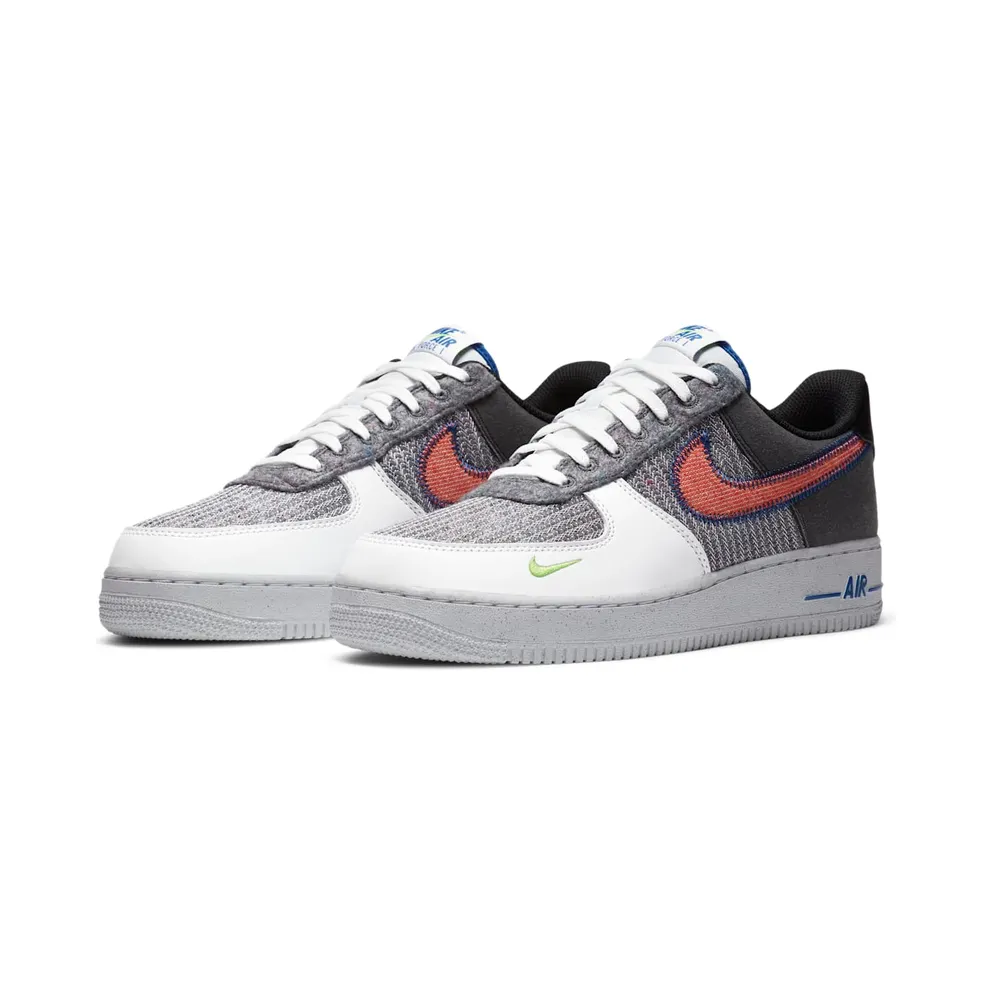Nike Air Force 1 ’07 Recycled White White/Grey/Electric Green (CU5625-122)