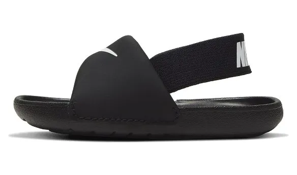 Nike Kawa Badeslipper für Babys und Schwarz (BV1094-001)