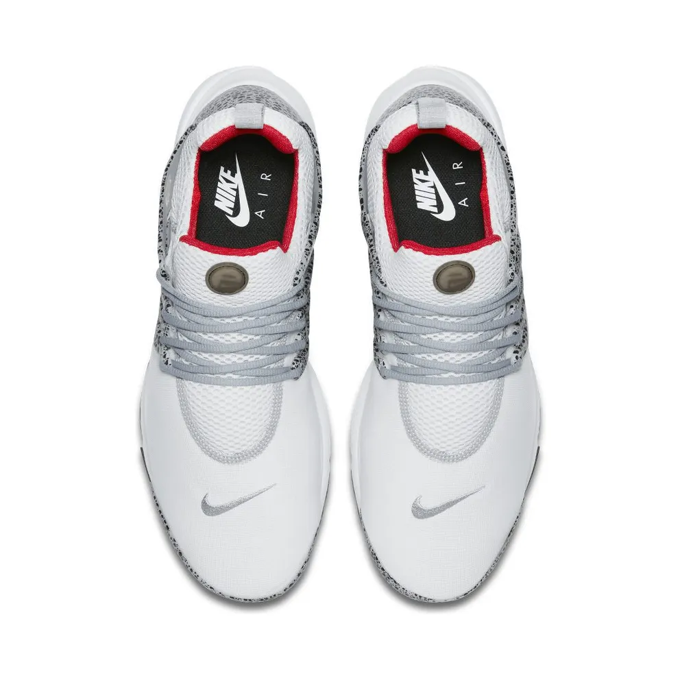 Nike Air Presto Safari Pure Platinum White/University Red-Pure Platinum-Black (886043-100)