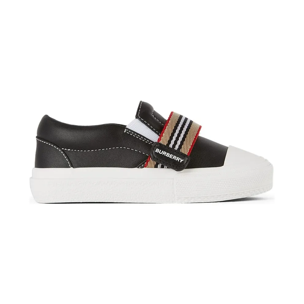Burberry Baby Icon Stripe Ben Slip-On BLACK (8042412)