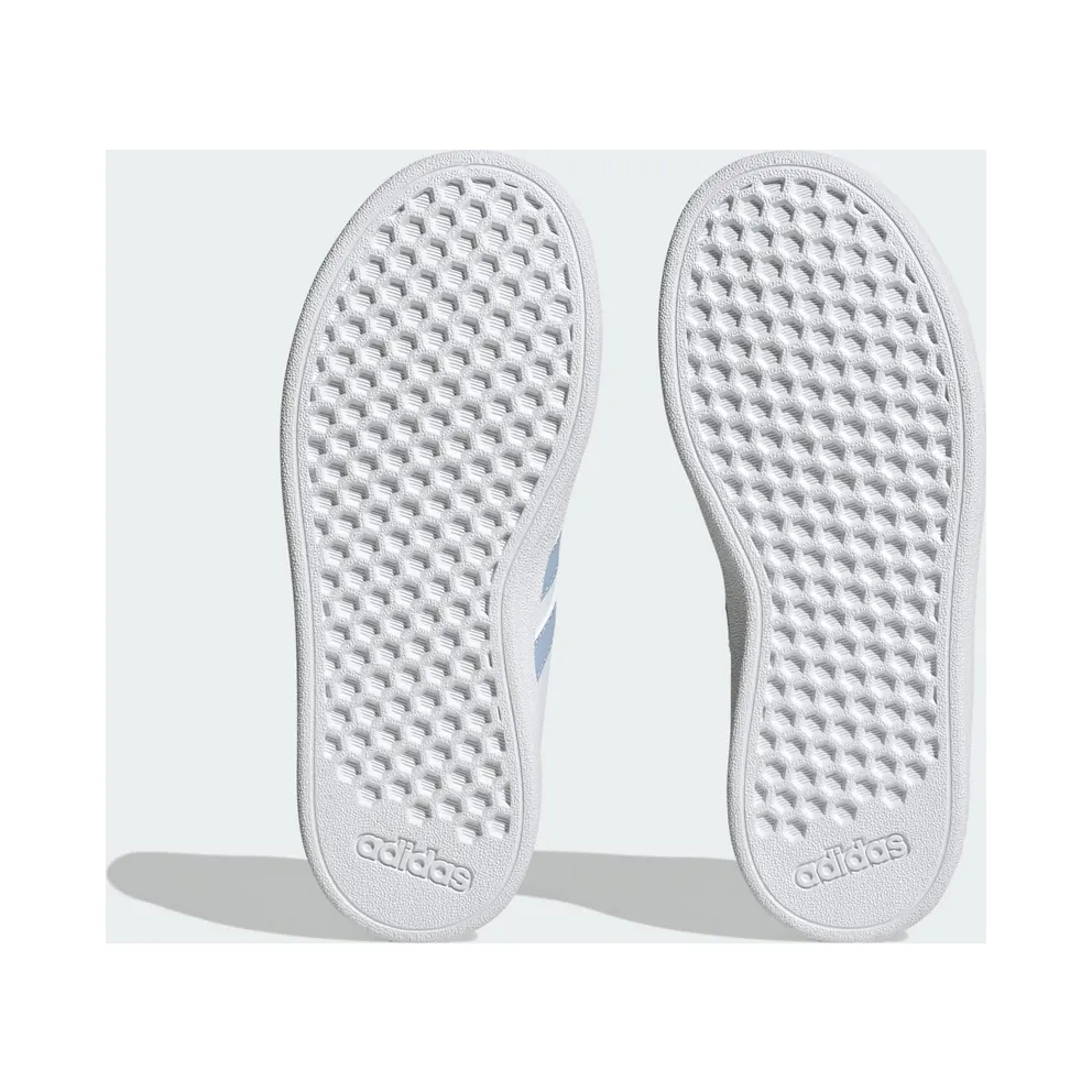 adidas Grand Court 2.0 Shoes Kids “Cloud White / Blue Dawn / Clear Pink” (IG4841)