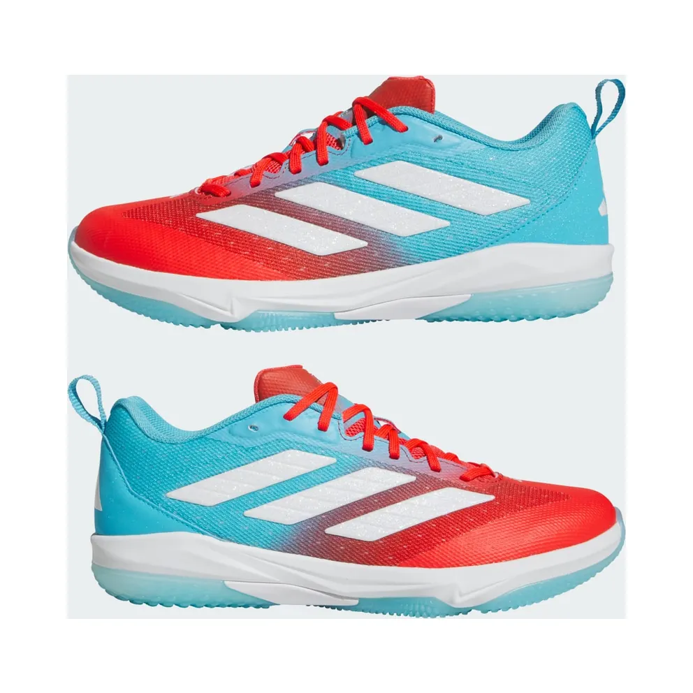 Adidas Adizero Impact Candy Turf Bright Cyan / Cloud White / Bright Red (JR7829)