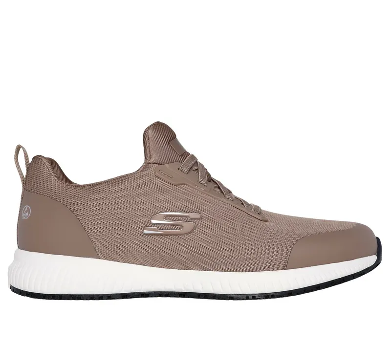 Skechers Work: Squad SR – Myton Sneaker Taupe