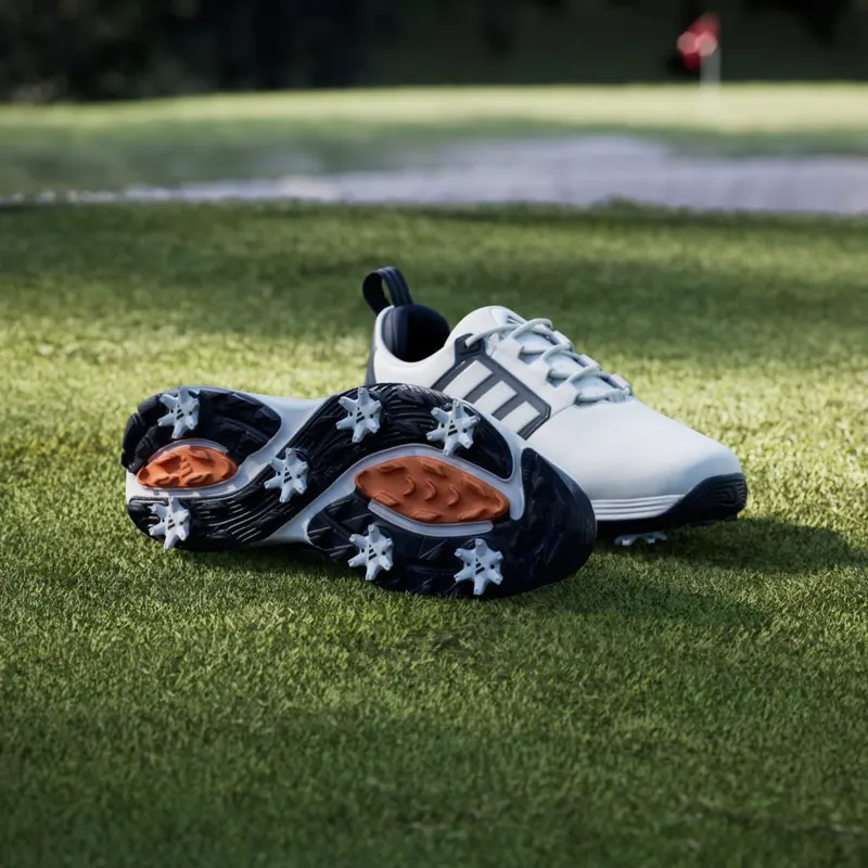 Adidas ADIPOWER 26 Golf Shoes Cloud White / Collegiate Navy / Lucid Orange (JP8403)