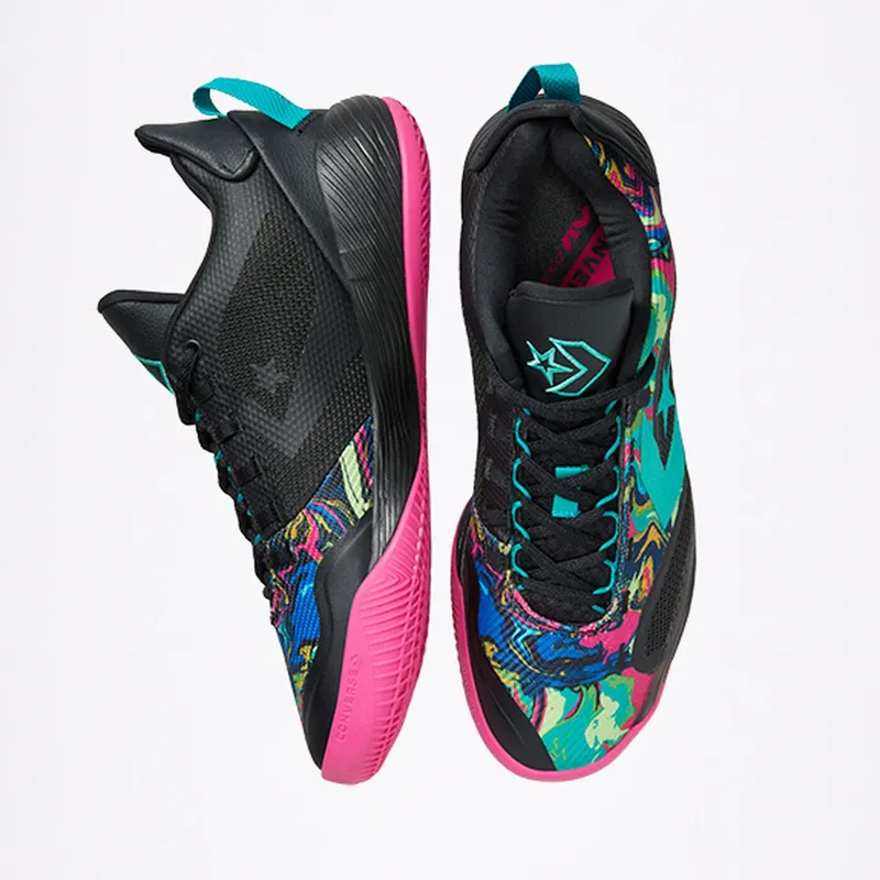 Converse All Star BB Shift Ox Black Pink Teal (A00406C)