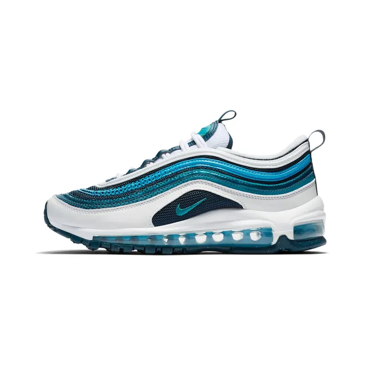 Nike Air Max 97 Spirit Teal (GS) “White / Nightshade / Blue Fury / Spirit Teal” (BV0050-100)
