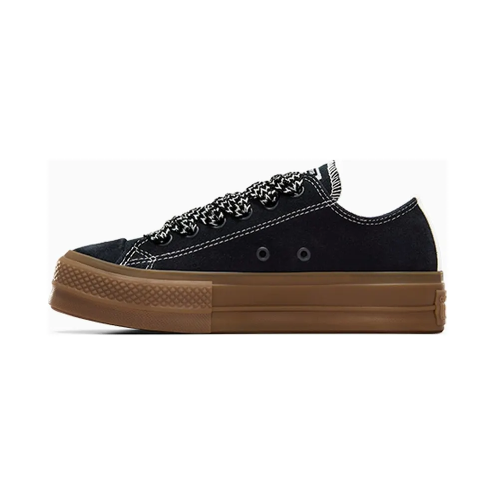 Converse Chuck Taylor All Star Lift Platform Suede Black/Egret/Light Brown (A08306C)