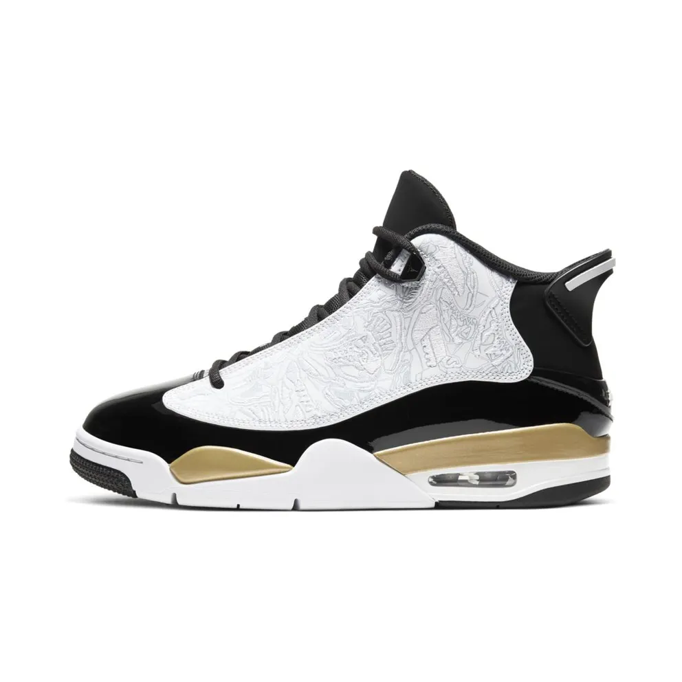 Jordan Dub Zero Black Metallic Gold White Black/Metallic Gold-White (311046-005)