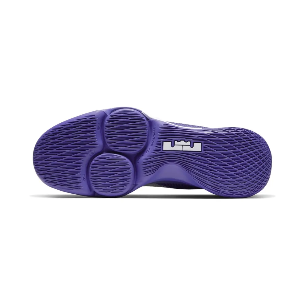 Nike LeBron Witness 4 White/Voltage Purple White/Voltage Purple-Pure Platinum-Metallic Gold (BV7427-100)