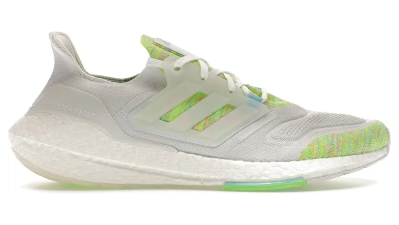 adidas Ultra Boost 22 White Bliss Blue Solar Green (GX5913)