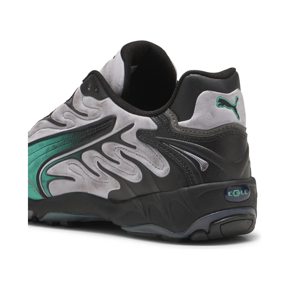 Puma Inhale Distressed “Vibrant Silver / Vibrant Green” (404532_01)