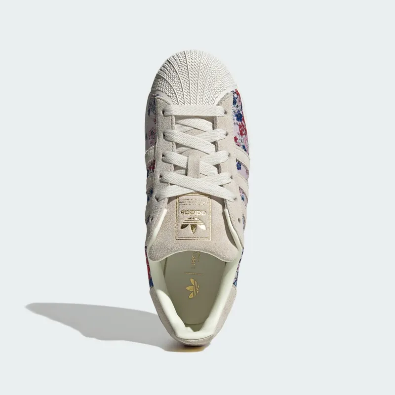 Adidas SUPERSTAR Shoes Multicolor / Off White / Gold Metallic (KH6071)