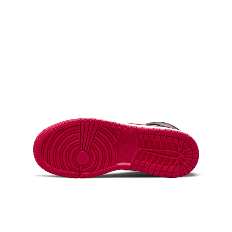 Air Jordan 1 Mid Very Berry (GS) (554725-016)