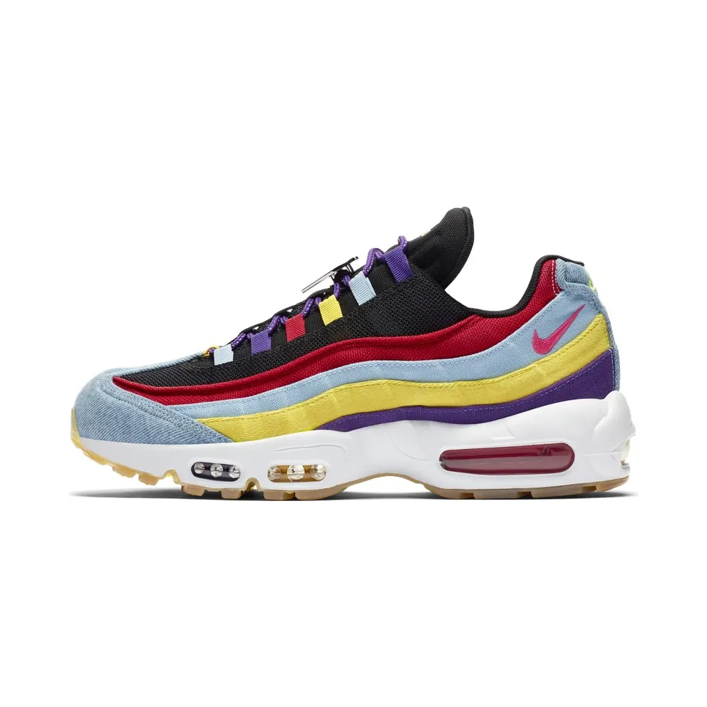 Nike Air Max 95 Premium Psychic Blue Chrome Yellow (2019) (CK5669-400)