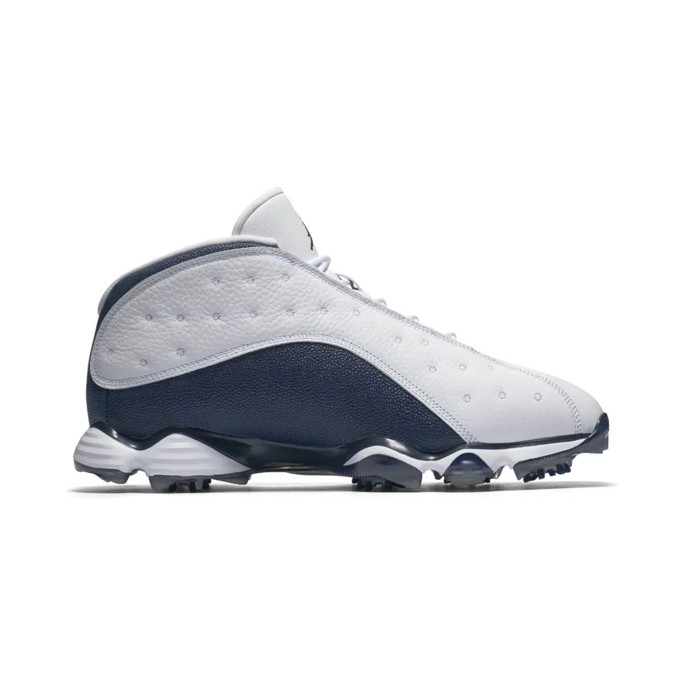 Jordan 13 Retro Golf White Navy Blue White/Navy Blue (917719-100)