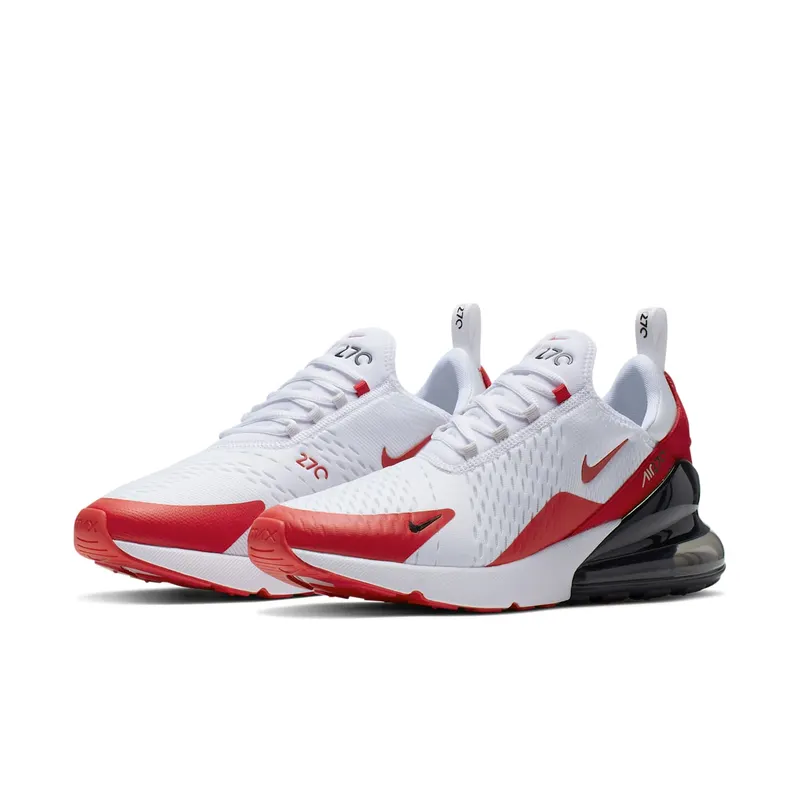 Nike Air Max 270 White Anthracite University Red White/Anthracite-Cool Grey-University Red (CJ0550-100)