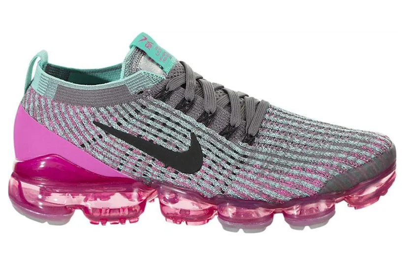 Nike Air VaporMax Flyknit 3 Gunsmoke Fuchsia (CI7577-001)