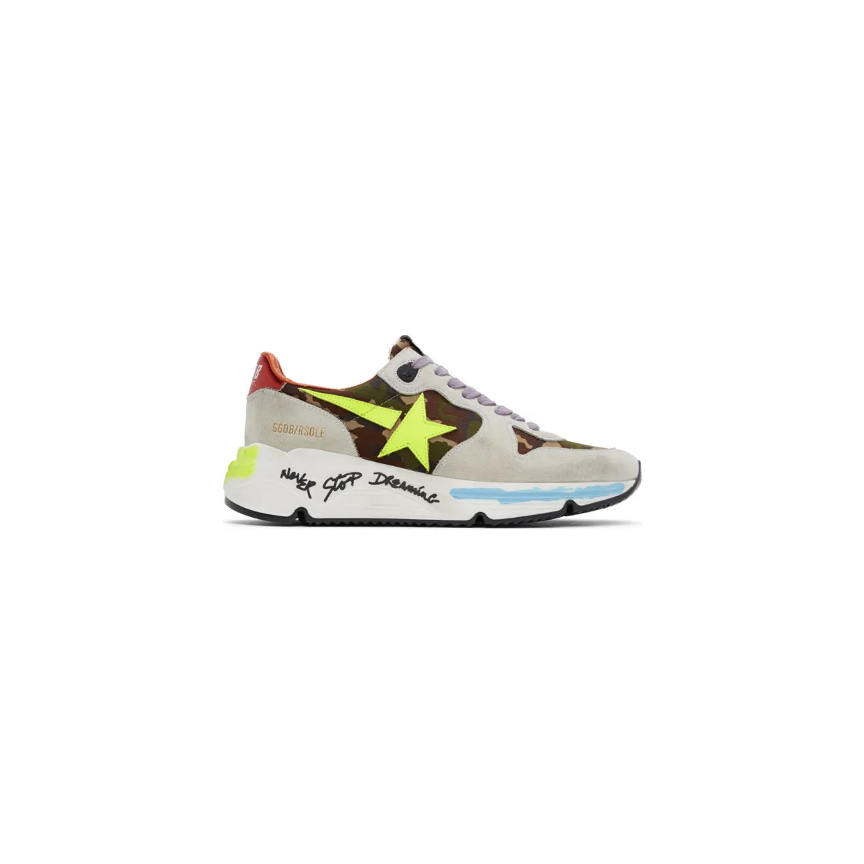 Golden Goose Multicolor Running Sole Sneakers (GMF00126.F000407.8036)